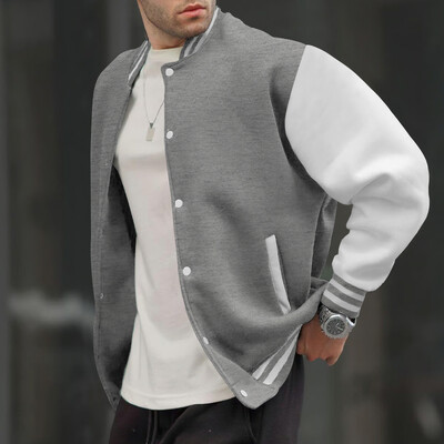 Tricou de baseball cu salopetă fleece de toamnă și iarnă