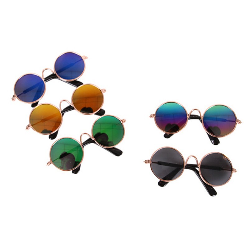 Kaķu saulesbrilles Vasaras āra UV aizsardzība Saulesbrilles Lelles Saulesbrilles Suņu Cosplay Foto Rekvizīti Jauki mājdzīvnieku saulesbrilles