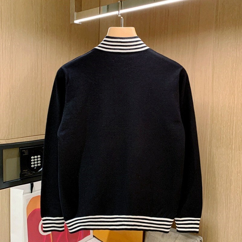 Φθινοπωρινά ρούχα Ανδρικά πλεκτά πολυτελή κουμπιά Ζακέτα πουλόβερ Casual μακρυμάνικο μονόχρωμο Vintage κορεατικά πλεκτά 2024 Νέο