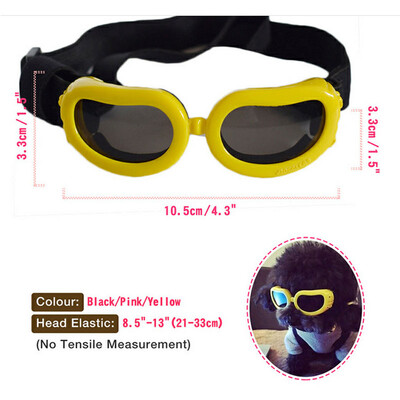 Ochelari de soare pentru câini foarte mici Protecție UV pentru ochi Ochelari de protecție pentru cățeluși Purtați ochelari de soare pentru Chihuahua Caniche de jucărie Maltez