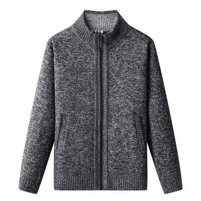 Nové jesenné pánske kardigany, svetre, kvalitné pánske hrubšie teplé kardigany, svetre, bundy, vrchné oblečenie, ležérne svetre, kabáty 4XL