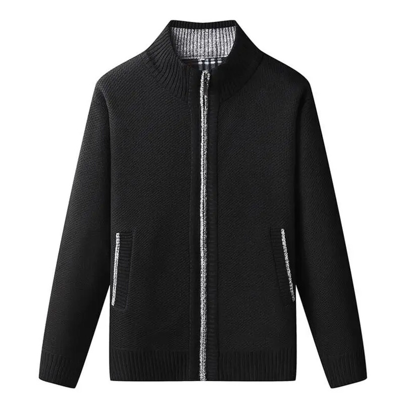 Nové jesenné pánske kardigany, svetre, kvalitné pánske hrubšie teplé kardigany, svetre, bundy, vrchné oblečenie, ležérne svetre, kabáty 4XL