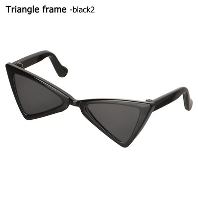 Ochelari de modă pentru pisici Rame triunghiulare Ochelari pătrați cu oglindă Multicolor Opțional Se răcește Faceți o fotografie Recuzită Accesorii pentru animale de companie