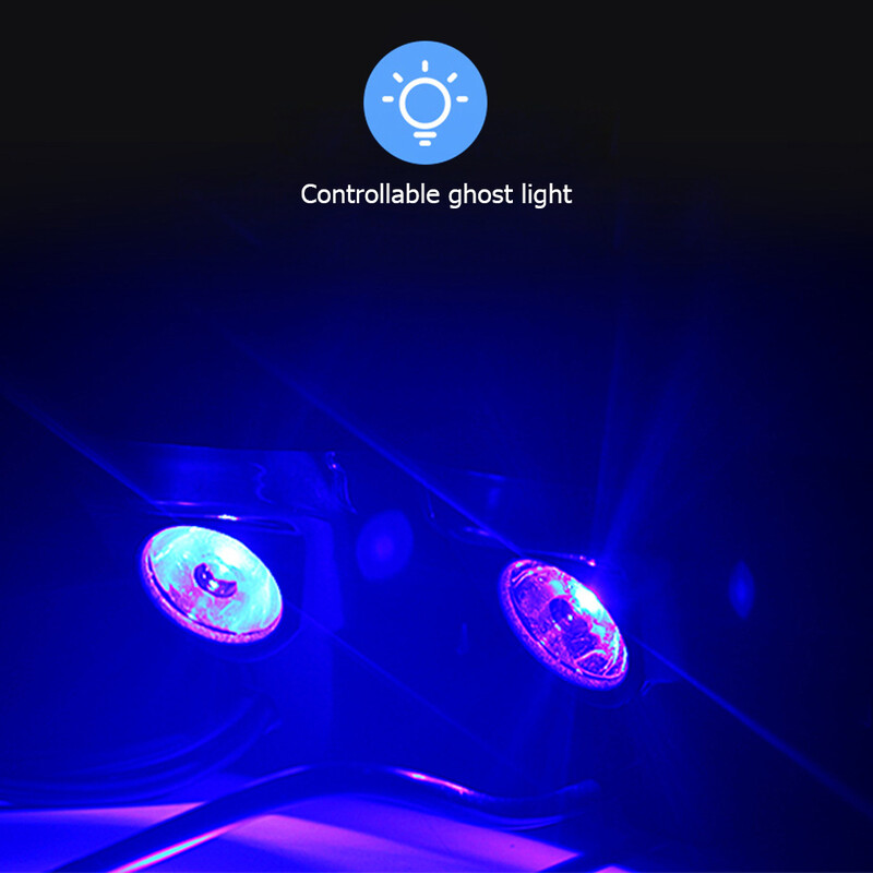 Za AOVEISE MT493 Vodootporni motocikl Bluetooth-kompatibilni zvučnik MP3 audio sustav FM radio U Disk TF kartica sa Ghost Light