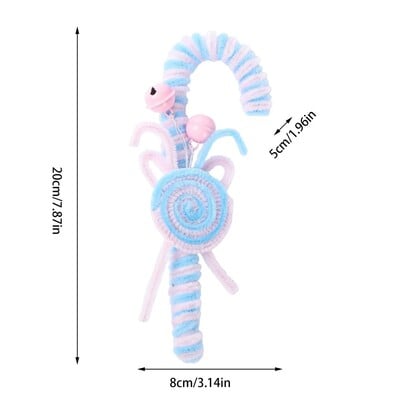 Ziemassvētku konfektes Candy Cane kulons Ziemassvētku eglītes piekārts rotājums Ziemassvētku rotājums mājām 2024 Naviadd 2025 Jaungada dāvanas