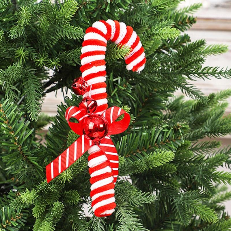 Ziemassvētku konfektes Candy Cane kulons Ziemassvētku eglītes piekārts rotājums Ziemassvētku rotājums mājām 2024 Naviadd 2025 Jaungada dāvanas