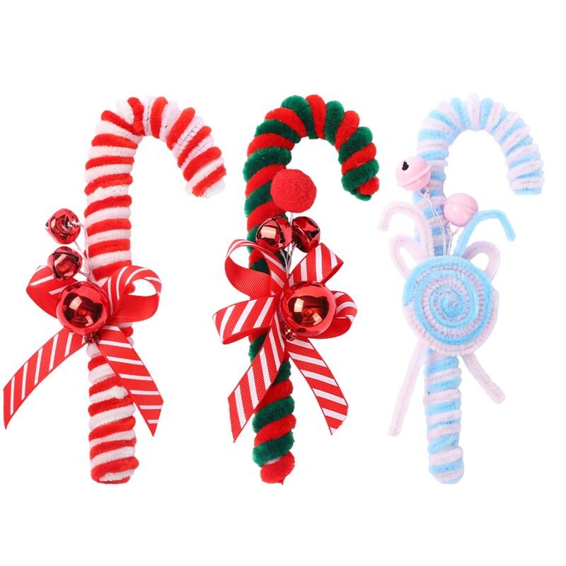 Ziemassvētku konfektes Candy Cane kulons Ziemassvētku eglītes piekārts rotājums Ziemassvētku rotājums mājām 2024 Naviadd 2025 Jaungada dāvanas