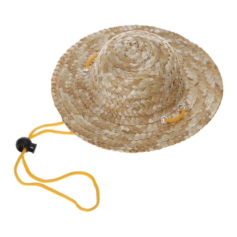 Moda de vară ochelari de soare guler lanț pălărie de paie set de cravate accesorii amuzante pentru animale de companie pentru animalele de companie mici pentru pisică Pupp G2AB