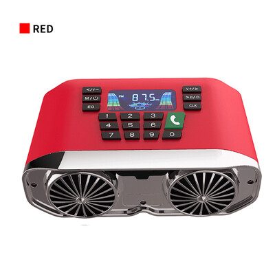 Daudzfunkcionāls motocikla bezvadu Bluetooth audio 2 * 15 W ar atmosfēras gaismām FM radio IP65 ūdensizturīgs atbalsta TF/U disks