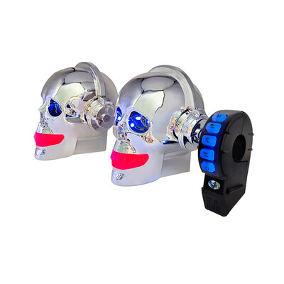 Vodotesný chladný motocyklový MP3 lebkový audio hostiteľ s inštaláciou USB nabíjačky na riadidlá