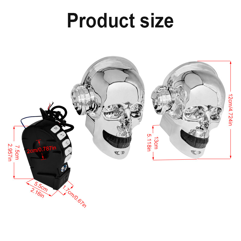 Vodotesný chladný motocyklový MP3 lebkový audio hostiteľ s inštaláciou USB nabíjačky na riadidlá