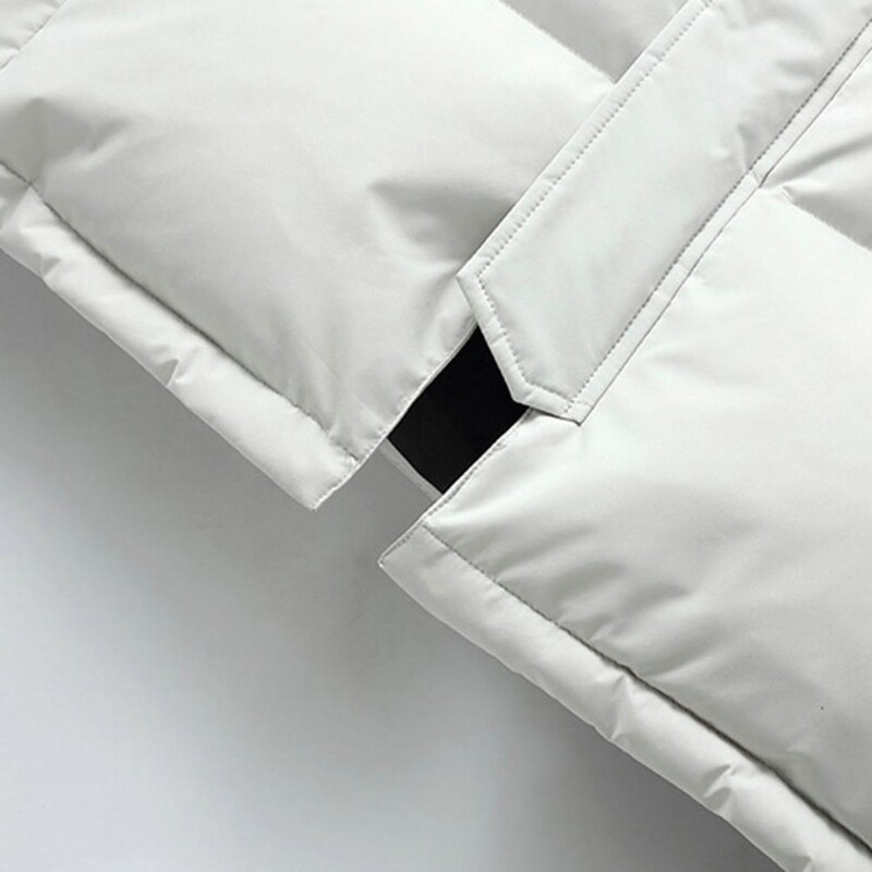 Muške zimske duge jakne s pačjim paperjem Ležerne jakne s kapuljačom Visokokvalitetne muške tople zimske jakne otporne na vjetar Muška odjeća