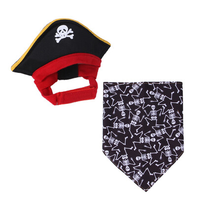 Noua haine pentru pălărie pirat pentru animale de companie de Halloween, haine de modă pentru pisici, costum pentru câini amuzant, pentru animale de companie, cosplay propa, costum pentru câine, accesorii pentru animale de companie