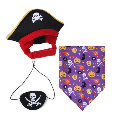 Noua haine pentru pălărie pirat pentru animale de companie de Halloween, haine de modă pentru pisici, costum pentru câini amuzant, pentru animale de companie, cosplay propa, costum pentru câine, accesorii pentru animale de companie