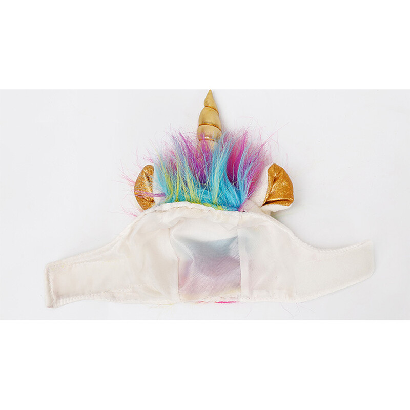 22-30 cm Helovīna vienradžu cepure, kospleja kostīmu aksesuāri kaķa suņa kucēnam