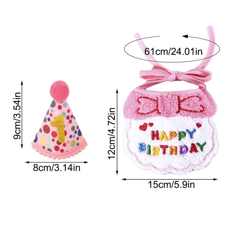 Pălărie de ziua de naștere a pisicii Mini pălărie de ziua de naștere a câinelui pentru pisici Îmbrăcăminte festivă drăguță pentru pisici Decorații de petrecere pentru pisici pentru animale de companie.