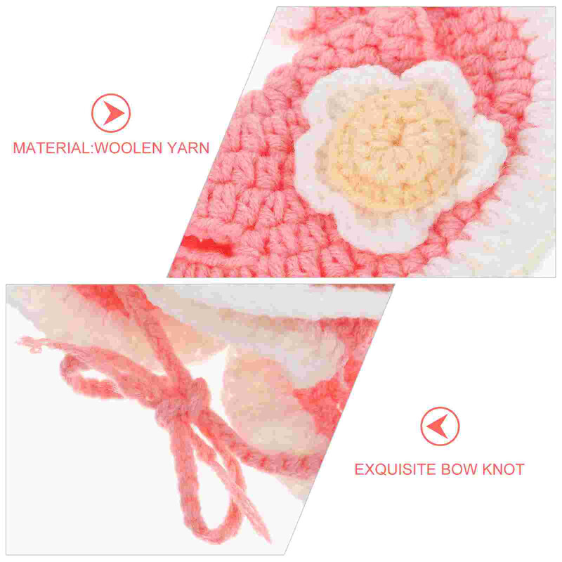 Karikatūra Kaķu cepure Mājdzīvnieki Helovīna suņu cepures Apģērbi Karnevāls Dzija Galvassegas Kucēna Kostīms