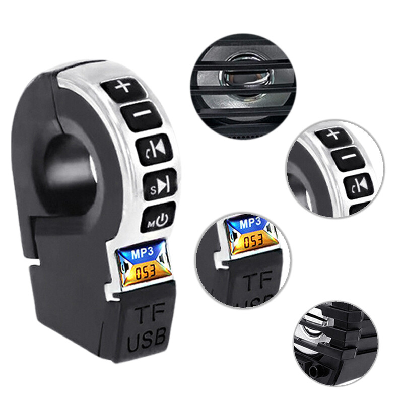 Χειρολαβή μοτοσικλέτας ​Ηχείο Ασύρματο ηχείο Bluetooth με ελαφρύ USB TF FM Κόρνες Ραδιόφωνο ​USB Φόρτιση Αδιάβροχο Στερεοφωνικό Ηχείο