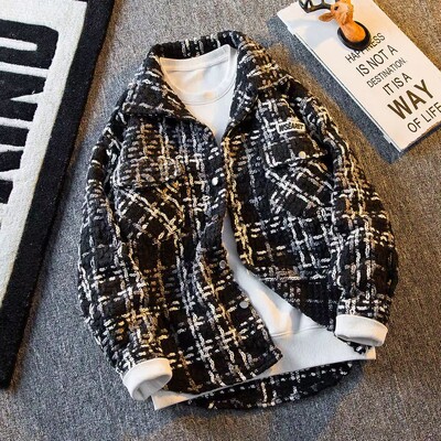 Primăvară Toamnă Cardigan noi pentru bărbați, la modă, la un singur piept, haină din tricot, cu cusături, colorblock, guler O, jachete pentru înjurător