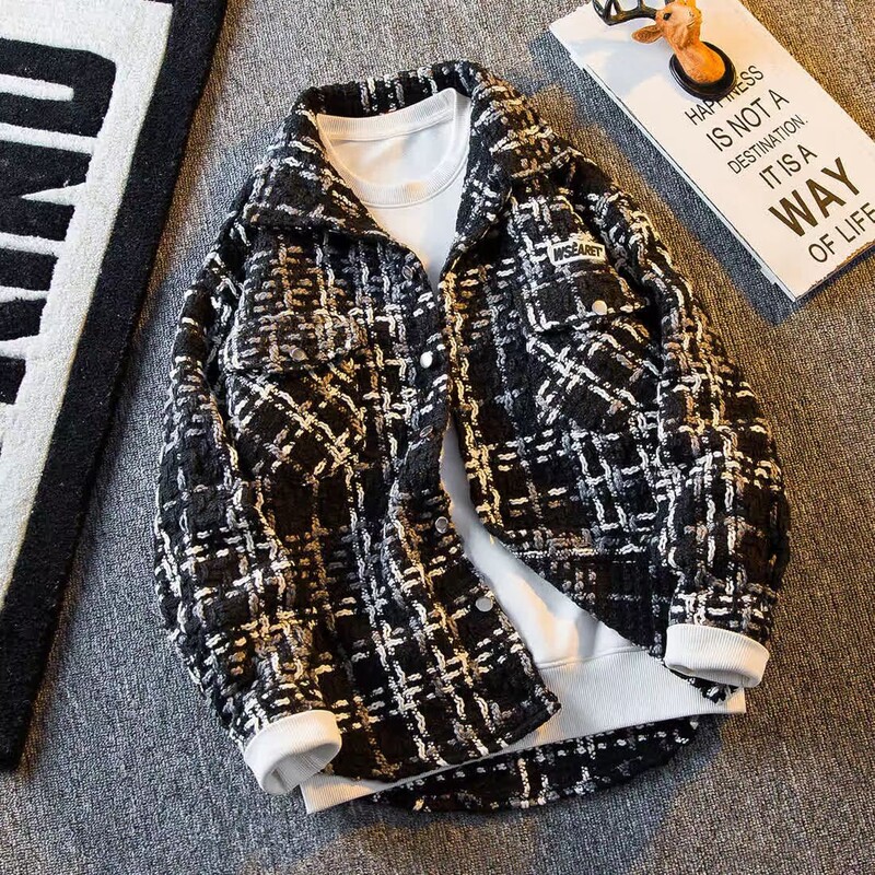 Primăvară Toamnă Cardigan noi pentru bărbați, la modă, la un singur piept, haină din tricot, cu cusături, colorblock, guler O, jachete pentru înjurător