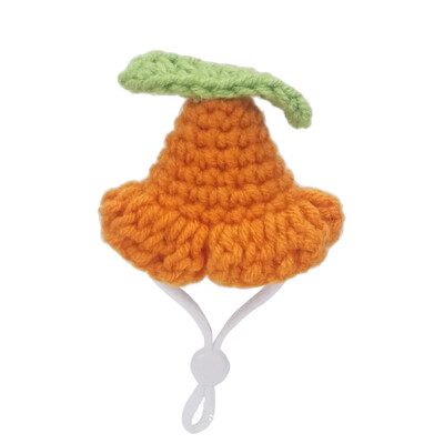 Aranyos mini kézzel készített kötött hörcsög sapka Mókus tengerimalac mókus kisállat kis sapkák Karácsonyi szilveszteri buli kisállat cosplay sapkák