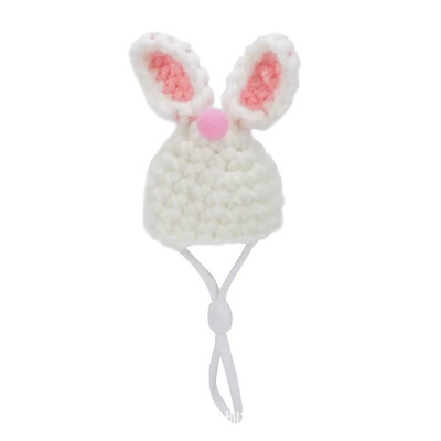 Aranyos mini kézzel készített kötött hörcsög sapka Mókus tengerimalac mókus kisállat kis sapkák Karácsonyi szilveszteri buli kisállat cosplay sapkák