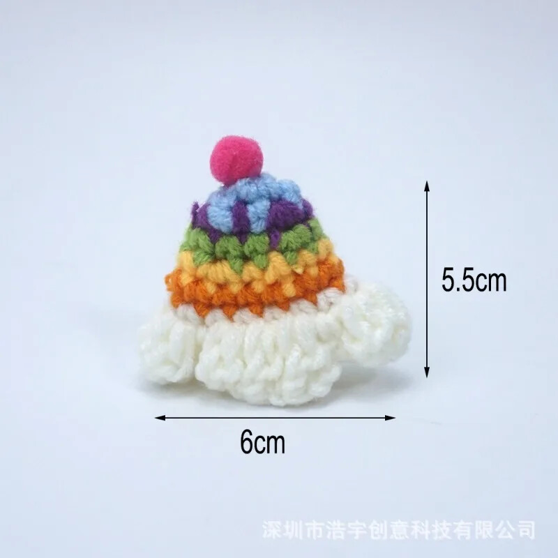 Aranyos mini kézzel készített kötött hörcsög sapka Mókus tengerimalac mókus kisállat kis sapkák Karácsonyi szilveszteri buli kisállat cosplay sapkák