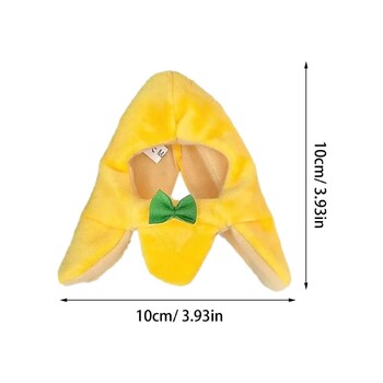 Глава за домашни любимци Лека шапка за котки Шапка за котки Очарователна шапка за домашни любимци във формата на банан с панделка Привличащи вниманието шапки Аксесоари за костюми за домашни любимци