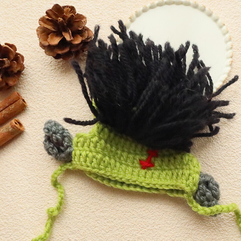 Zimska elastična pamučna punk mačja kapa s rupama za uši Profinjena pletena kapa za kućne ljubimce za Sfinge Sfinge Bezdlake mačke Mačiće DevonRex