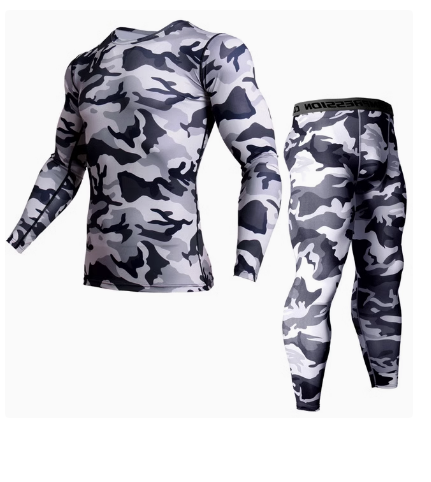  Sporta elastīgā t-krekla komplekts ar biksēm Sporta elastīgā t-krekla komplekts ar biksēm