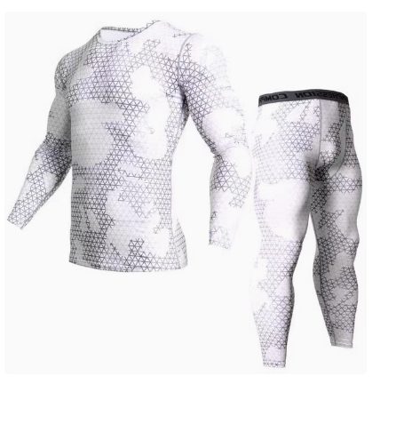  Sporta elastīgā t-krekla komplekts ar biksēm Sporta elastīgā t-krekla komplekts ar biksēm