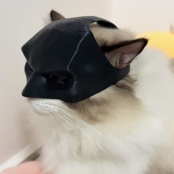 TONG Нови 5 размера Cat Bat Cool Man Mask Cat Avenger Mask Cute Bat Mask Pet Superhero Hat Cat Bat Cool Man Mask for Cat and Dogs