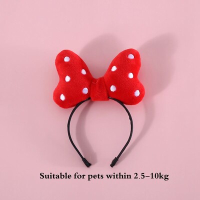 Kaķu aksesuāri Ballīte Kaķa galvassega Apģērba kucēns Matu lente Suņu Saģērbt Cepure Mājdzīvnieku Matu Aksesuāri Taurītis Suns Bowknot Pet matu stīpa
