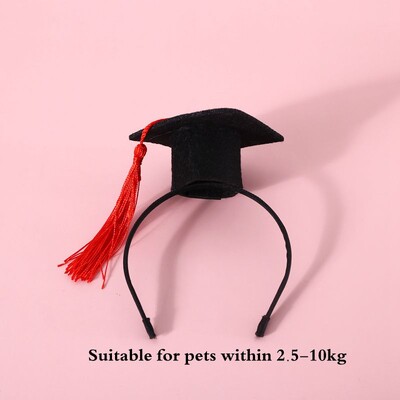 Kaķu aksesuāri Ballīte Kaķa galvassega Apģērba kucēns Matu lente Suņu Saģērbt Cepure Mājdzīvnieku Matu Aksesuāri Taurītis Suns Bowknot Pet matu stīpa