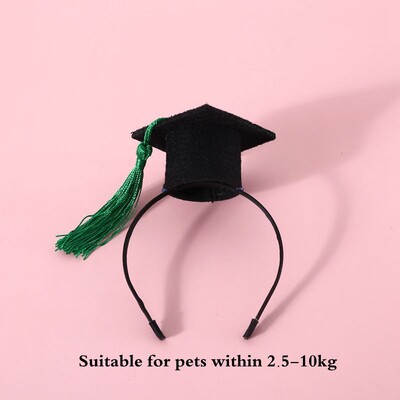 Kaķu aksesuāri Ballīte Kaķa galvassega Apģērba kucēns Matu lente Suņu Saģērbt Cepure Mājdzīvnieku Matu Aksesuāri Taurītis Suns Bowknot Pet matu stīpa
