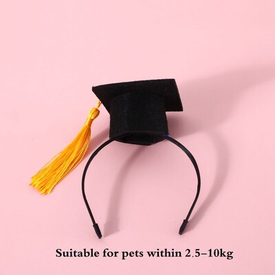 Kaķu aksesuāri Ballīte Kaķa galvassega Apģērba kucēns Matu lente Suņu Saģērbt Cepure Mājdzīvnieku Matu Aksesuāri Taurītis Suns Bowknot Pet matu stīpa