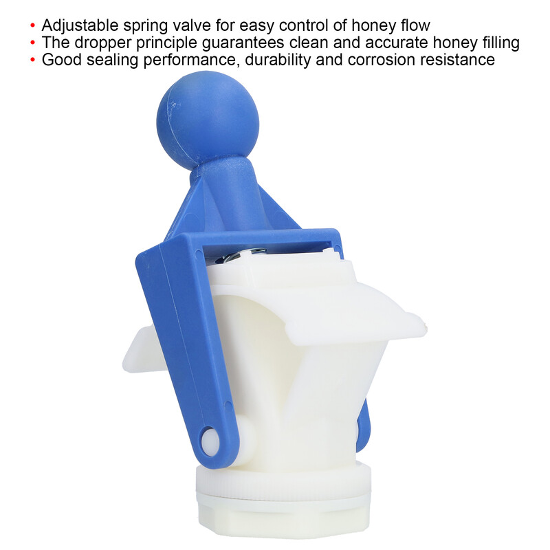 Mézelszívó csap műanyag méz tolózár csavarhúzóval Mézelszívó tartozék Méhészeti kellékek Mézelszívó kapu