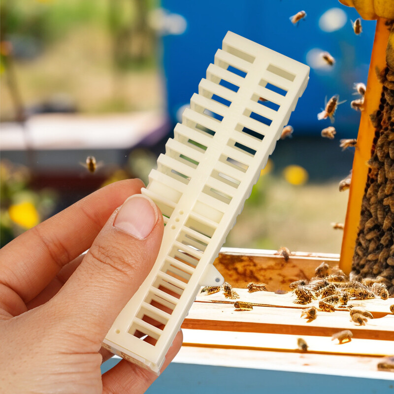 10 db műanyag méhkirálynő ketrec Méhészeti készlet Fehér Biztonsági Többfunkciós Stretch Hutchs Eszközök Méhészeti kellékek Eszközök