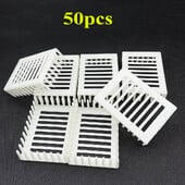 50 de bucăți Queen Prisoner Cușcă din plastic Apis Mellifera Stupină Inserție Fagure Stup Tip de ac Colony Worker Spado Bee Tools