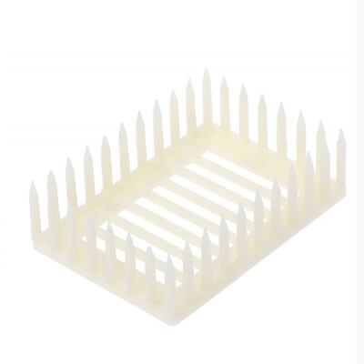50 de bucăți Queen Prisoner Cușcă din plastic Apis Mellifera Stupină Inserție Fagure Stup Tip de ac Colony Worker Spado Bee Tools