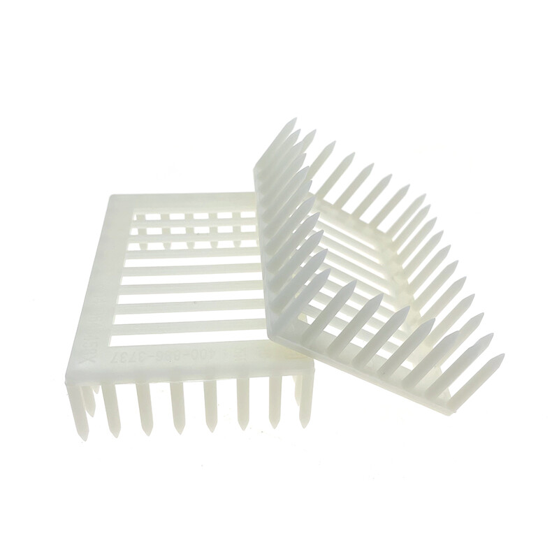 50 de bucăți Queen Prisoner Cușcă din plastic Apis Mellifera Stupină Inserție Fagure Stup Tip de ac Colony Worker Spado Bee Tools