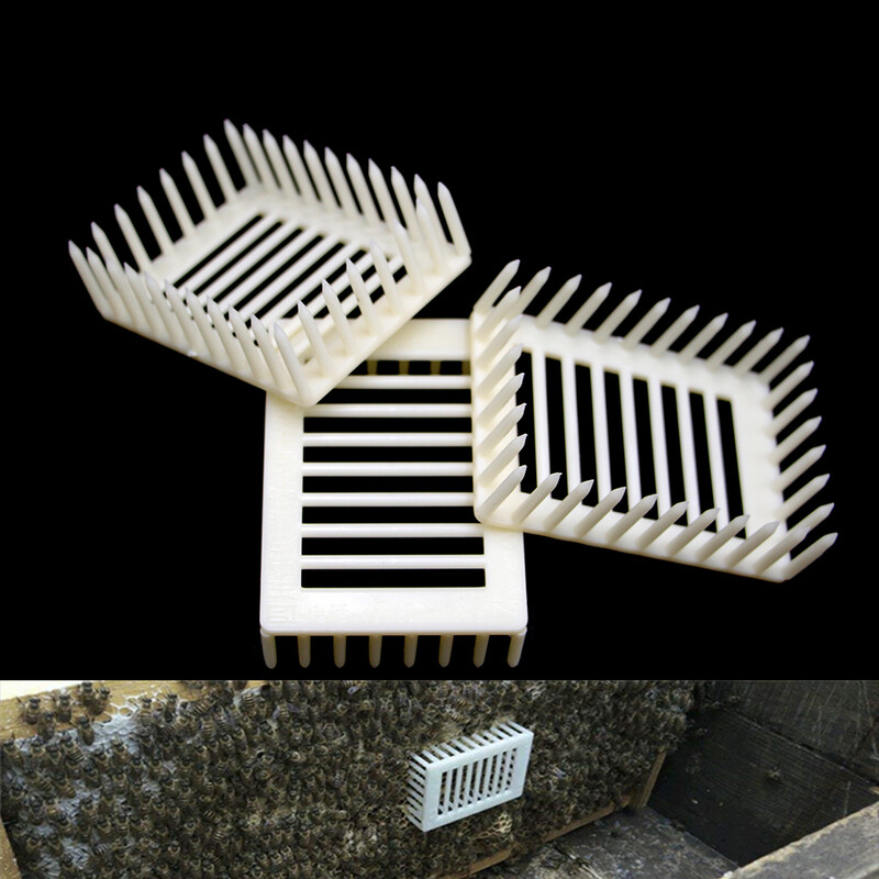50 de bucăți Queen Prisoner Cușcă din plastic Apis Mellifera Stupină Inserție Fagure Stup Tip de ac Colony Worker Spado Bee Tools