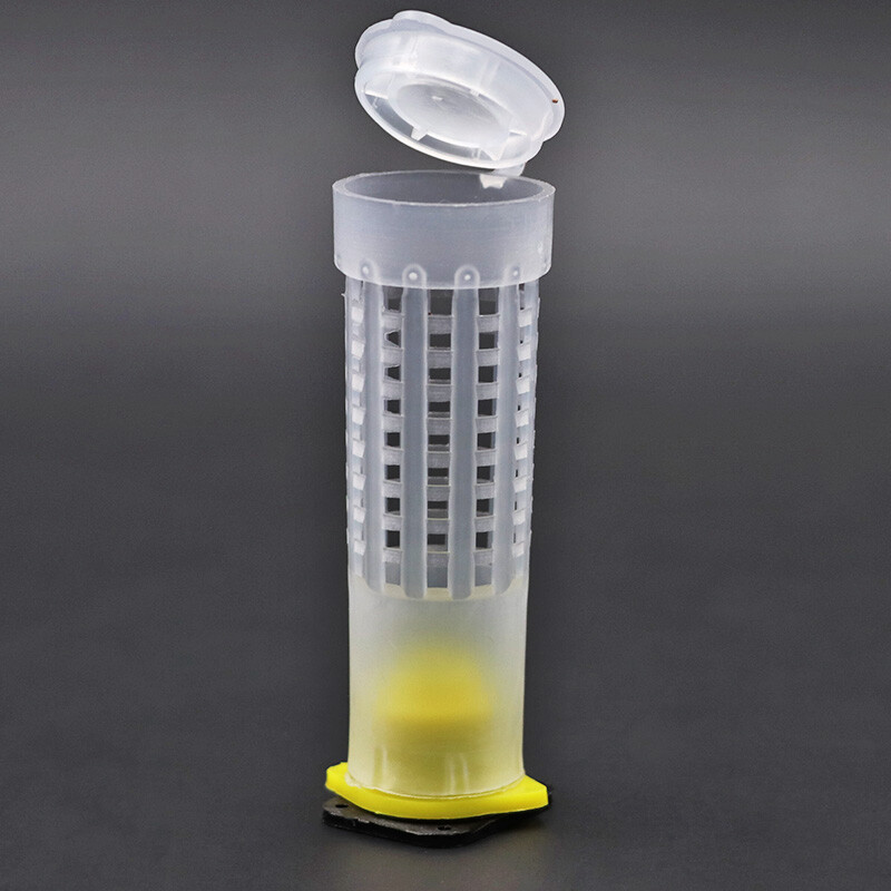 Kit de cupe pentru creșterea apiculturii 10 buc. Cuști cu role pentru păr albinei Suport pentru pahare pentru celule și accesorii pentru celule Echipament pentru apicultori