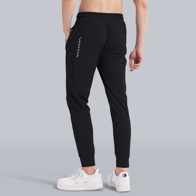 Pantaloni respirabili pentru antrenament de atletism la maraton pentru bărbați Pantaloni subțiri largi pentru bărbați cu buzunare Îmbrăcăminte pentru exerciții de gimnastică Legging elastic