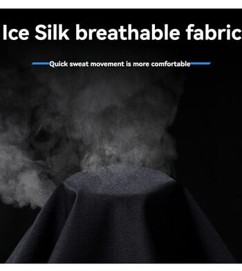 Νέο άνετο ανδρικό αθλητικό παντελόνι Ice Silk Άνετο παντελόνι για τρέξιμο σε εξωτερικό χώρο που αναπνέει και απορροφά τον ιδρώτα γρήγορα