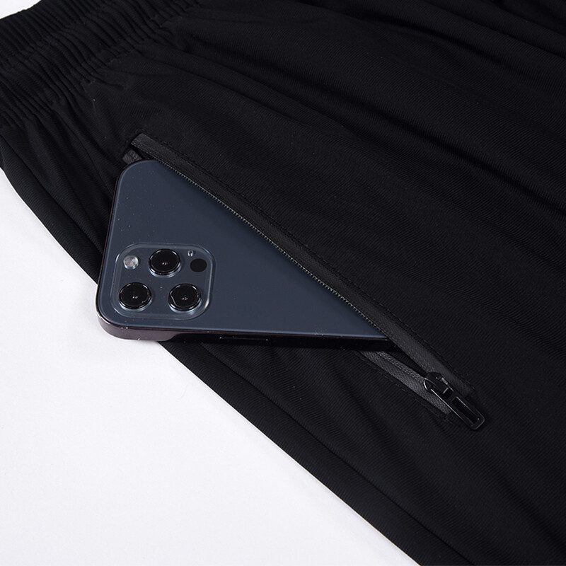 Jaunas ērtas Ice Silk vīriešu sporta bikses Elpojošas, sviedrus absorbējošas Ātri žūstošas āra ērtas skriešanas bikses