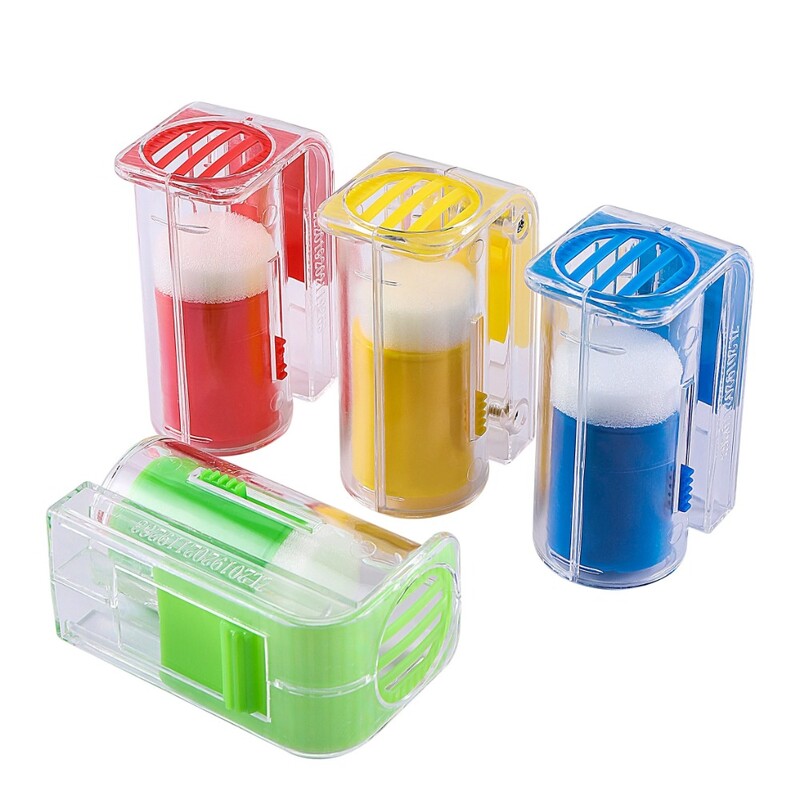 1 db Méhkirálynő jelölő fogó műanyag egykezes marker flakon dugattyú plüss méhészszerszám kerti méhészkirálynő méhfogó