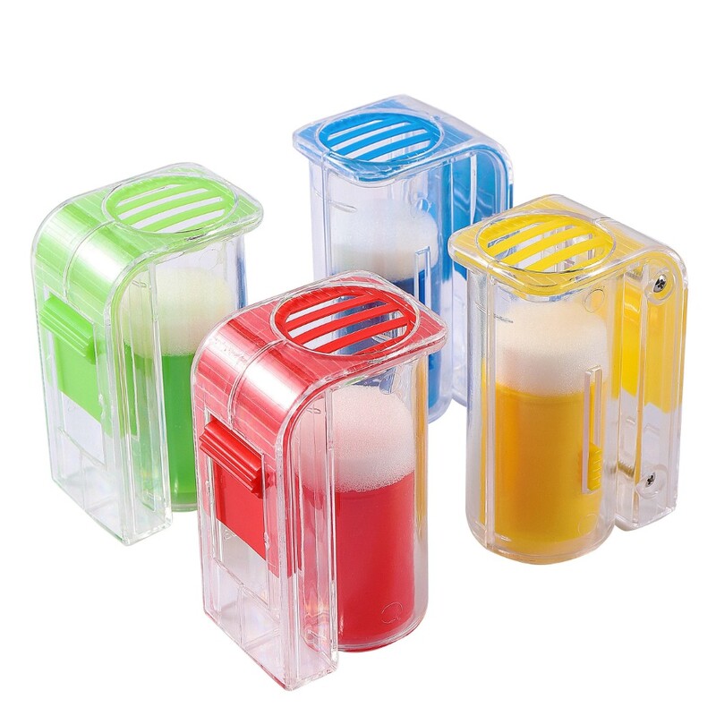 1 db Méhkirálynő jelölő fogó műanyag egykezes marker flakon dugattyú plüss méhészszerszám kerti méhészkirálynő méhfogó