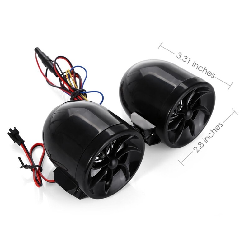 Mt483 motorkerékpár audio zenelejátszó Mp3 hangszóró lopásgátló riasztó támogatás Fm USB Sd Aux navigáció hangutasításokkal