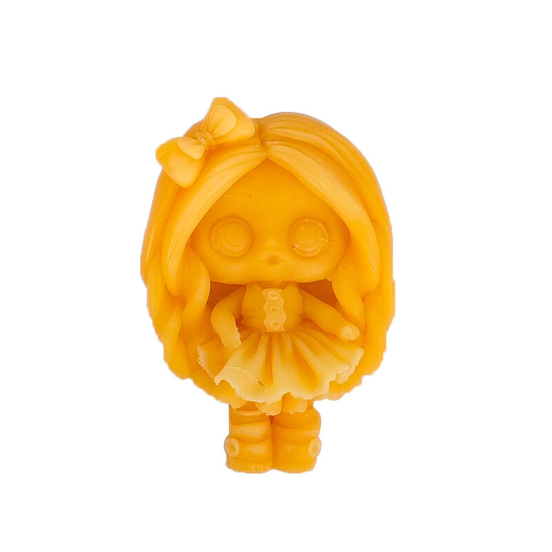 2D maza meitene jaukas formas silikona veidne kūka sveces ziepes ģipša veidne DIY aromāts mājsaimniecības dekorēšanai amatniecības instrumenti